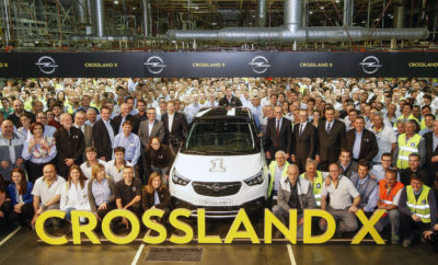 Η Opel Ξεκίνησε την Παραγωγή του Crossland X