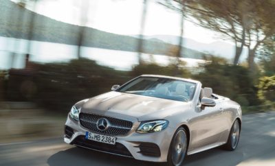 Έναρξη παραγγελιών για την E-Class Cabriolet! Η Mercedes-Benz ολοκληρώνει την οικογένεια της E-Class με τη νέα E-Class Cabriolet. Αυτό το ανοιχτό τετραθέσιο μοντέλο με τη μαλακή, υφασμάτινη οροφή συνδυάζει τον αρμονικό σχεδιασμό με την απόλυτη άνεση για τέσσερις επιβάτες ενώ ενσωματώνει τα πιο σύγχρονα τεχνολογικά επιτεύγματα. Η νέα E-Class Cabriolet δέχεται παραγγελίες από σήμερα με τιμές που ξεκινούν από €74.150. Δελτίο Τύπου 19 Ιουνίου 2017 Η νέα E-Class Cabriolet είναι σημαντικά μεγαλύτερη από την προκάτοχό της. Τόσο ο οδηγός, όσο και οι συνεπιβάτες μπορούν να απολαύσουν την απόλυτη άνεση σε μεγάλα ταξίδια χάρη στα τέσσερα υψηλής ποιότητας καθίσματα. Κατά το λανσάρισμα του μοντέλου στην αγορά, δίνεται η δυνατότητα επιλογής ανάμεσα σε τέσσερις δυνατούς και αποδοτικούς κινητήρες πετρελαίου και βενζίνης, συμπεριλαμβανομένων – για πρώτη φορά – εκδόσεων με μόνιμη τετρακίνηση 4MATIC. Παρακάτω παρατίθεται η γκάμα των μοντέλων που θα είναι διαθέσιμη στη χώρα μας από τον Σεπτέμβριο: E 220 d E 350 d 4MATIC E 200 E 300 E 400 4MATIC Κύλινδροι / διάταξη 4/σε σειρά 6/V 4/σε σειρά 4/σε σειρά 6/V Κυβισμός (cc) 1950 2987 1991 1991 2996 Απόδοση (kW/hp) σε rpm 143/194 σε 3800 190/258 σε 3400 135/184 σε 5500 180/245 σε 5500 245/333 σε 5250 – 6000 Μέγιστη ροπή (Nm) σε rpm 400 σε 1600 – 2800 620 σε 1600 – 2400 300 σε 1200 - 4000 370 σε 1400 – 4000 480 σε 1600 – 4000 Κατανάλωση (l/100 km)2 4.3 8.1 6.2 6.8 8.3 Εκπομπές CO2 (g/km)2 113 170 142 154 187 Τιμές από (σε Ευρώ)1 74.150 € 95.340 € 74.920 € 84.520 € 103.670 € 1 Όλες οι τιμές; Προτεινόμενες τιμές λιανικής στην Ελλάδα με ΦΠΑ 24% 2 Συνδυασμένος κύκλος NEDC. Έναρξη πωλήσεων E 350 d 4MATIC (κατανάλωση καυσίμου συνδυασμένος κύκλος: 8.1 l/100 km; συνδυασμένος κύκλος εκπομπών CO2: 170 g/km) στα μέσα Ιουλίου. Τα τεχνολογικά highlights της νέας E-Class Cabriolet περιλαμβάνουν την σύνδεση smartphone με ασύρματη φόρτιση και λειτουργία κλειδιού, ένα Cockpit με ευρεία οθόνη (Widescreen) και τα πιο εξελιγμένα συστήματα υποβοήθησης που διαθέτει η E Class. Η E Class Cabriolet διατίθεται επίσης για πρώτη φορά με τετρακίνηση 4MATIC και αερανάρτηση πολλαπλών θαλάμων AIR BODY CONTROL, όπως η λιμουζίνα Ε Class. Υφασμάτινη, μαλακή οροφή κορυφαίας ποιότητας Η τελείως αυτόματη, ηχομονωτική υφασμάτινη, μαλακή οροφή διατίθεται στα χρώματα σκούρο καφέ, σκούρο μπλε, κόκκινο ή μαύρο. Η δομή της, με μόνωση πολλαπλών επιπέδων, επιτρέπει στους επιβάτες να ακούν ο ένας την ομιλία του άλλου ακόμη και αν το όχημα κινείται με μεγάλη ταχύτητα ενώ προσφέρει πολύ υψηλά επίπεδα άνεσης όσον αφορά στη θερμοκρασία στο εσωτερίκό του αυτοκινήτου. Επιπλέον, το σύστημα AIRCAP με ηλεκτρικό σύστημα αποφυγής του αέρα και ο προαιρετικός εξοπλισμός AIRSCARF, δηλαδή το σύστημα θέρμανσης λαιμού, βελτιώνουν σημαντικά την άνεση κατά την οδήγηση με την οροφή ανοιχτή.Με αυτόν τον τρόπο, το κάμπριο αυτό μοντέλο είναι κατάλληλο για όλες τις εποχές. Ιδιαίτερο, ξεχωριστό μοντέλο: Έκδοση “25th Anniversary” για τους λάτρεις της E-Class Με την ευκαιρία της 25ης επετείου κυκλοφορίας της E Class Cabriolet, η Mercedes-Benz προσφέρει επίσης την E-Class Cabriolet στην έκδοση “25th Anniversary”. Βαμμένα σε "rubellite red” ή σε “iridium silver”, σε συνδυασμό με σκούρο κόκκινο χρώμα στη μαλακή υφασμάτινη οροφή, τα μοντέλα Edition εκπέμπουν μία εκλεπτυσμένη σπορ νότα. Τα καθίσματα είναι από δέρμα “designo nappa” με γυαλιστερές ραφές σε χρώμα μπεζ “macchiato”, με αποτέλεσμα το εσωτερικό να διαθέτει ακόμη πιο υψηλή ποιότητα εξοπλισμού. Στα χαρακτηριστικά του αυτοκινήτου περιλαμβάνονται το αυτόματα προσαρμοζόμενο σύστημα πλυσίματος παρμπρίζ MAGIC VISION CONTROL, το πακέτο Cabriolet Comfort με το σύστημα θέρμανσης λαιμού AIRSCARF και το σύστημα αποφυγής του αέρα AIRCAP συν ένα πλήρως αυτόματο διαχωριστικό στο πορτ-μπαγκάζ. Ο βασικός εξοπλισμός περιλαμβάνει επίσης ζάντες ελαφρού κράματος αλουμινίου 20 ιντσών σχεδιασμού 5 διπλών ακτίνων καθώς και το πακέτο AIR-BALANCE με το ειδικά δημιουργημένο άρωμα DAYBREAK MOOD. Τέλος, τα σήματα "25th Anniversary" στα φτερά και την κεντρική κονσόλα δίνουν το στίγμα της διαφορετικότητας σε αυτά τα περιορισμένου αριθμού αυτοκίνητα. Περισσότερες πληροφορίες σχετικά με τη Mercedes-Benz και τη Mercedes-AMG είναι διαθέσιμες στο διαδίκτυο: www.media.daimler.com and www.mercedes-benz.com