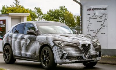 Η Alfa Romeo Stelvio Quadrifoglio το πιο γρήγορο SUV παραγωγής στον κόσμο με χρόνο ρεκόρ στο Nürburgring Η Alfa Romeo Stelvio Quadrifoglio αναδείχθηκε το πιο γρήγορο SUV παραγωγής στον κόσμο, σημειώνοντας ρεκόρ γύρου στη θρυλική γερμανική πίστα του Nürburgring: 7 λεπτά και 51.7 δευτερόλεπτα (ακριβώς 8 δευτερόλεπτα πιο γρήγορη από τον προηγούμενο κάτοχο του τίτλου). Πρόκειται για ένα ακόμα ορόσημο στην αγωνιστική παράδοση του Quadrifoglio και την μακρόχρονη ιστορία της Alfa Romeo. Το ρεκόρ της Stelvio Quadrifoglio κατέγραψε ο Fabio Francia, ο ίδιος οδηγός που κατέρριψε το ρεκόρ στην κατηγορία των 4θυρων σεντάν, σημειώνοντας με τη Giulia Quadrifoglio, στην ίδια πίστα, μόλις 7 λεπτά και 32 δευτερόλεπτα σε έναν γύρο. Η Stelvio, το πρώτο SUV στην ιστορία της Alfa Romeo, ενσαρκώνει το αυθεντικό πνεύμα της Alfa Romeo, χάρη στο ξεχωριστό ιταλικό στυλ, τους εξελιγμένους κινητήρες, την τέλεια κατανομή βάρους, τις μοναδικές τεχνολογικές λύσεις και την εξαιρετική αναλογία βάρους-ισχύος. Η ολοκαίνουργια Stelvio είναι φτιαγμένη για να κατακτήσει διαδρομές όπως εκείνη από την οποία πήρε το όνομά της, ενσωματώνοντας παράλληλα γνωστά χαρακτηριστικά στοιχεία της ιταλικής μάρκας όπως πάθος, τεχνογνωσία και καινοτομία. Η καρδιά και η ψυχή αυτού του SUV υψηλών επιδόσεων είναι ένας αλουμινένιος TwinTurbo V6 κινητήρας χωρητικότητας 2,9 λίτρων, ο οποίος αποδίδει 510 ίππους και 600 Nm ροπής. Για πρώτη φορά διατίθεται μαζί με ένα στάνταρ σύστημα τετρακίνησης Q4, ενώ συνοδεύεται από ένα αυτόματο κιβώτιο ταχυτήτων 8 σχέσεων, ρυθμισμένο να εξασφαλίζει ταχύτατες εναλλαγές σχέσεων (στη λειτουργία Race οι αλλαγές πραγματοποιούνται σε μόλις 150 χιλιοστά του δευτερολέπτου). Αξιοσημείωτο είναι το γεγονός ότι η Stelvio Quadrifoglio προσφέρει τη μεγαλύτερη ισχύ ανά λίτρο κυβισμού στην κατηγορία. Με τη Stelvio, η Alfa Romeo δημιούργησε το τέλειο μείγμα υψηλής απόδοσης, αυθεντικών σπορ οδηγικών χαρακτηριστικών, ιταλικού στυλ και πλούσιου μηχανολογικού υπόβαθρου, που προστίθενται στην υψηλή ποιότητα, άνεση και ευρυχωρία, τα οποία είναι απαιτούμενα για την κατηγορία.