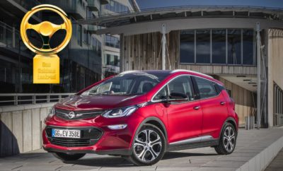 Το Opel Ampera-e Κερδίζει το “Χρυσό Τιμόνι 2017”