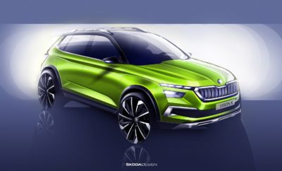 Η SKODA παρουσιάζει το πρωτότυπο VISION X • Πρώτες εικόνες του SKODA VISION X στη δημοσιότητα • Το πρωτότυπο της SKODA θα αποκαλυφθεί στο Σαλόνι Αυτοκινήτου της Γενεύης • Αποτελεί προάγγελο ενός νέου compact SUV που θα λανσάρει η SKODA και το οποίο θα συμπληρώσει, ως μικρότερο, τη γκάμα των Karoq και Kodiaq Η SKODA έδωσε στη δημοσιότητα τις πρώτες εικόνες του VISION X. Πρόκειται για ένα υβριδικό πρωτότυπο της SKODA που θα παρουσιαστεί στο Σαλόνι Αυτοκινήτου της Γενεύης, το Μάρτιο. Το VISION X εκφράζει την προσέγγιση της SKODA στην κατηγορία των «αστικών crossover», μεταφέροντας όλα τα στοιχεία που παρουσίασε η μάρκα μέσα από τα Kodiaq και Karoq σε μία νέα κατηγορία, πιο μικρών σε διαστάσεις μοντέλων. Το SKODA VISION X ανήκει στην όλο και πιο δημοφιλή κατηγορία των compact SUV και παρουσιάζεται ως ο ιδανικός σύντροφος για έναν ενεργό, αστικό lifestyle. Οι ακριβείς γραμμές και τα καθαρά περιγράμματα της επιφάνειας χαρακτηρίζουν το εξωτερικό και τονίζουν τον δυναμικό χαρακτήρα του πρωτότυπου. Ειδικά για την περίσταση έχει χρησιμοποιηθεί η ειδική βαφή FlexGreen, που έρχεται σε αντίθεση με τη μαύρη οροφή, σε χρώμα Anthracite, με στόχο την έντονη σπορ εντύπωση. Επιπλέον, έντονοι προφυλακτήρες, διογκωμένα πλαϊνά, μία μεγάλη πανοραμική γυάλινη οροφή και ζάντες αλουμινίου 20 ιντσών συντελούν στην ακόμα πιο δυναμική εμφάνιση. Το εσωτερικό του πρωτότυπου SKODA VISION X ορίζει μια θεμελιωδώς νέα γλώσσα σχεδίασης. Ο ευρύς, εργονομικά σχεδιασμένος πίνακας οργάνων με έγχρωμη οθόνη, δεσπόζει ως πρώτη οπτική εντύπωση στο εσωτερικό. Τα συστήματα ενημέρωσης/ψυχαγωγίας και συνδεσιμότητας μπορούν να προσπελαστούν γρήγορα και διαισθητικά μέσω της οθόνης. Τα φωτισμένα στοιχεία από κομμένο κρύσταλλο, σε συνδυασμό με την έγχρωμη οθόνη, δημιουργούν ατμοσφαιρικά εφέ φωτισμού. Το VISION X είναι το όραμα της SKODA για ένα σύγχρονο, compact crossover. Προσθέτοντας ένα εντυπωσιακό τρίτο μοντέλο στην επιτυχημένη οικογένεια των SUV της, η SKODA επιδιώκει να διευρύνει το κοινό της αλλά και να δημιουργήσει ενθουσιασμό γύρω από το brand. Η επέκταση της γκάμας με έμφαση στην τάχιστα αναπτυσσόμενη κατηγορία των SUV, αποτελεί τον ακρογωνιαίο λίθο της στρατηγικής της μάρκας για την επόμενη δεκαετία. Μέχρι το 2025, η SKODA AUTO θα έχει εμπλουτίσει σημαντικά τη γκάμα της με plug-in υβριδικά και αμιγώς ηλεκτρικά οχήματα. Στόχος, το ένα στα τέσσερα αυτοκίνητα που θα πουλάει να διαθέτει κάποια μορφή ηλεκτροκίνησης