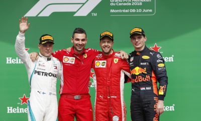Στο Μόντρεαλ εφαρμόστηκε ένα μείγμα διαφορετικών στρατηγικών για τα ελαστικά. Στο βάθρο ανέβηκαν τρεις διαφορετικές ομάδες, μεταξύ των οποίων υπήρξαν δυο διαφορετικές φιλοσοφίες στρατηγικής. Τόσο ο νικητής του αγώνα για λογαριασμό της Ferrari, Sebastian Vettel όσο και ο Valtteri Bottas που τερμάτισε 2ος για λογαριασμό της Mercedes, εκκίνησαν με την πάρα πολύ μαλακή γόμα και μετά έβαλαν την πολύ μαλακή περίπου την ίδια στιγμή. Οι δυο οδηγοί της Red Bull που τερμάτισαν στην 3η και 4η θέση ακολούθησαν αντίθετη πορεία. Συμπλήρωσαν ένα μικρό πρώτο μέρος με την εξαιρετικά μαλακή γόμα και μετά έβαλαν την πολύ μαλακή γόμα και πήγαν ως τον τερματισμό. Ενόσω οι πρωτοπόροι της κούρσας μάχονταν για θέση, η στιγμή της αλλαγής ελαστικών ήταν ένας σημαντικός παράγοντας. Πολλοί οδηγοί επιχείρησαν παράκαμψη (undercut) μπαίνοντας νωρίτερα στα πιτ σε μια αμφίρροπη μάχη στρατηγικής. Ο οδηγός της Haas, Romain Grosjean εκκίνησε τελευταίος καθώς αντιμετώπισε πρόβλημα στις κατατακτήριες δοκιμές. Πραγματοποίησε ένα υπερβολικά μεγάλο πρώτο μέρος με την πάρα πολύ μαλακή γόμα προτού βάλει τη πολύ μαλακή και τερματίσει τελικά οριακά εκτός βαθμών. MARIO ISOLA - ΕΠΙΚΕΦΑΛΗΣ ΑΓΩΝΩΝ ΑΥΤΟΚΙΝΗΤΟΥ «Η στρατηγική σε μεγάλο βαθμό υπαγορεύτηκε από το αποτέλεσμα των κατατακτήριων δοκιμών. Η παρουσία του αυτοκινήτου ασφαλείας στην αρχή διασφάλισε τη δυνατότητα να ολοκληρωθεί ο αγώνας με μια αλλαγή ελαστικών. Αυτό ήταν εφικτό λόγω της χαμηλής φθοράς και θερμικής καταπόνησης που γενικά είδαμε σ’ αυτή την πίστα. Όλες οι διαθέσιμες γόμες χρησιμοποιήθηκαν εκτενώς κατά τη διάρκεια του αγώνα. Υπήρξε διαφορετικός τρόπος σκέψης, όσον αφορά στη στρατηγική, σε όλο το grid. Ένας αριθμός οδηγών με χαρακτηριστικά παραδείγματα το Daniel Ricciardo της Red Bull, αλλά και τον Romain Grosjean της Haas, αξιοποίησαν τη στρατηγική για να κερδίσουν θέσεις στην κατάταξη. Το πρωτάθλημα άλλαξε πάλι τροπή και αυτό το καθιστά ακόμη πιο ενδιαφέρον καθώς οδεύουμε προς έναν τελείως καινούργιο προορισμό, το Πωλ Ρικάρντ της Γαλλίας». ΚΑΛΥΤΕΡΟΙ ΧΡΟΝΟΙ ΑΝΑ ΓΟΜΑ Ricciardo 1m13.835s Vettel 1m15.059s Vandoorne 1m15.765s Verstappen 1m13.864s Bottas 1m15.258s Ricciardo 1m15.807s Vettel 1m13.964s Raikkonen 1m15.408s Hulkenberg 1m15.914s ΜΕΓΑΛΥΤΕΡΗ ΑΠΟΣΤΑΣΗ ΣΤΟΝ ΑΓΩΝΑ (*) ΓΟΜΑ ΟΔΗΓΟΣ ΓΥΡΟΙ ΠΟΛΥ ΜΑΛΑΚΗ Ericsson 67 ΠΑΡΑ ΠΟΛΥ ΜΑΛΑΚΗ Grosjean 48 EΞΑΙΡΕΤΙΚΑ ΜΑΛΑΚΗ Gasly 23 (*) H EΠΙΣΗΜΗ ΚΑΤΑΜΕΤΡΗΣΗ ΣΤΑΜΑΤΗΣΕ ΣΤΟ ΤΕΛΟΣ ΤΟΥ 68Ο ΓΥΡΟΥ ΠΑΡΟΤΙ ΔΙΑΝΘΗΚΑΝ 70 ΓΥΡΟΙ ΜΕΤΡΗΤΗΣ ΑΛΗΘΕΙΑΣ Προβλέψαμε ότι θεωρητικά η μια αλλαγή θα ήταν ο ταχύτερος τρόπος για να ολοκληρώσει κανείς τον αγώνα και αυτό συνέβη στην πραγματικότητα. Ο Vettel πραγματοποίησε το μοναδικό του πιτ στοπ στον 37ο γύρο. Έβγαλε την πάρα πολύ μαλακή και έβαλε την πολύ μαλακή γόμα. Είχε φτιάξει διαφορά ικανή για να διατηρήσει το προβάδισμα.