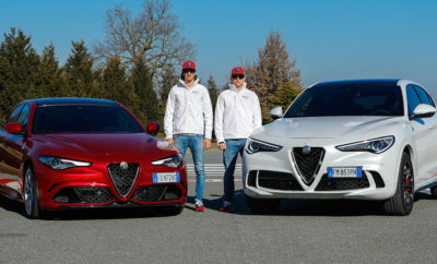 Οι δύο οδηγοί της Alfa Romeo Racing Formula 1 Team συναντήθηκαν, με τις Giulietta Veloce, Giulia Quadrifoglio και Stelvio Quadrifoglio στo Balocco για μια πρώτη γεύση από τον κόσμο της Alfa Romeo, λίγο πριν το ξεκίνημα μίας συναρπαστικής αγωνιστικής χρονιάς. Στο κέντρο δοκιμών της Alfa Romeo, το θρυλικό Balocco, βρέθηκαν οι δύο οδηγοί της Alfa Romeo Racing για να γνωρίσουν από κοντά την ιστορία και τη φιλοσοφία της μάρκας. Είναι το ίδιο σημείο όπου η ιστορική Autodelta, το αγωνιστικό τμήμα της Alfa Romeo, δημιούργησε τα πρώτα μοντέλα με τα οποία η εταιρεία κατέκτησε νίκες και τίτλους σε διάφορα πρωταθλήματα, συμπεριλαμβανομένης και της Formula 1. Η Alfa Romeo κατέκτησε τα δύο πρώτα Παγκόσμια Πρωταθλήματα της Formula 1, το 1950 με τον Nino Farina να οδηγεί την Alfa Romeo 158 και την επόμενη χρονιά με τον Juan Manuel Fangio και την Alfa Romeo 159. Σήμερα, αυτή η τεράστια κληρονομιά περνά στα χέρια της Alfa Romeo Racing και των δύο οδηγών της για το 2019, τον Παγκόσμιο Πρωταθλητή του 2007 Kimi Räikkonen και τον Antonio Giovinazzi. Οι δύο οδηγοί ξεκίνησαν την ημέρα τους στο Balocco από την μήκους 5,6χλμ. διαδρομή "Alfa Romeo Track", η οποία προσφέρει την αίσθηση μιας πραγματικής πίστα της Formula 1 και αποτελεί το ιδανικό πεδίο για να παρουσιαστούν τα χαρακτηριστικά των μοντέλων της μάρκας. Οι Räikkonen και Giovinazzi οδήγησαν τις Giulietta, Giulia Quadrifoglio και Stelvio Quadrifoglio απολαμβάνοντας την οδική συμπεριφορά των μοντέλων. Οι εκδόσεις Quadrifoglio, με το διάσημο λογότυπο που χρησιμοποιήθηκε για πρώτη φορά το 1932, αποτελούν την κορυφαία έκφραση της φιλοσοφίας της Alfa Romeo. Εφοδιασμένες με τον V6 bi-Turbo βενζινοκινητήρα των 2,9 λίτρων, ο οποίος εξελίχθηκε σε συνεργασία με τη Ferrari, διαθέτουν 510 ίππους και 600Nm ροπής. Δίπλα στα δύο αυτοκίνητα που έχουν καθορίσει τη σύγχρονη εικόνα της μάρκας, η νέα γενιά της Giulietta εξελίχθηκε διατηρώντας όμως στο ακέραιο τον σπορ χαρακτήρα της. Σχεδιασμένη για όσους αναζητούν το ιταλικό στιλ και την οδηγική απόλαυση σε συνδυασμό με την ασφάλεια και την άνεση στην καθημερινή χρήση, η Giulietta αποτελεί την ιδανική επιλογή. Η έκδοση Veloce, που οδήγησαν οι Räikkonen και Giovinazzi, είναι εφοδιασμένη στο βασικό εξοπλισμό της με μία σειρά στοιχείων και χαρακτηριστικών που προέρχονται από το χώρο των αγώνων για μία ακόμα πιο δυναμική εμφάνιση και σπορ αίσθηση στο δρόμο.
