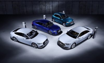 Η Audi παρουσιάζει plug-in υβριδικές εκδόσεις