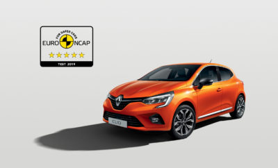 Το All-new Renault CLIO προσφέρει κορυφαία ασφάλεια 5 αστέρων